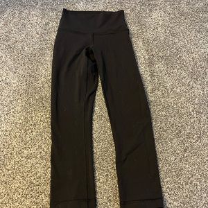 LuluLemon Wonder Under Cropped Size 0 Leggings